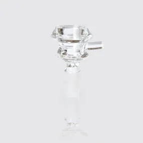 V Double Handle Glass Cone - 14mm