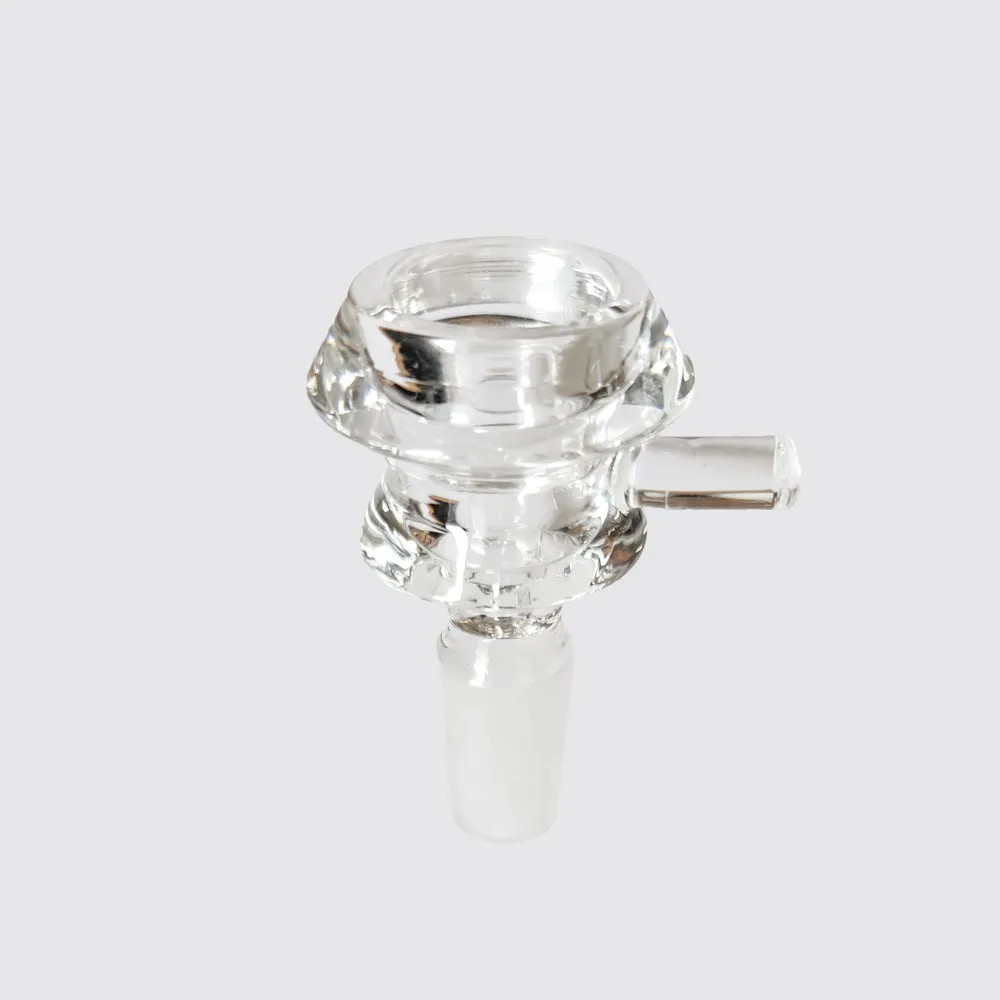 V Double Handle Glass Cone - 14mm