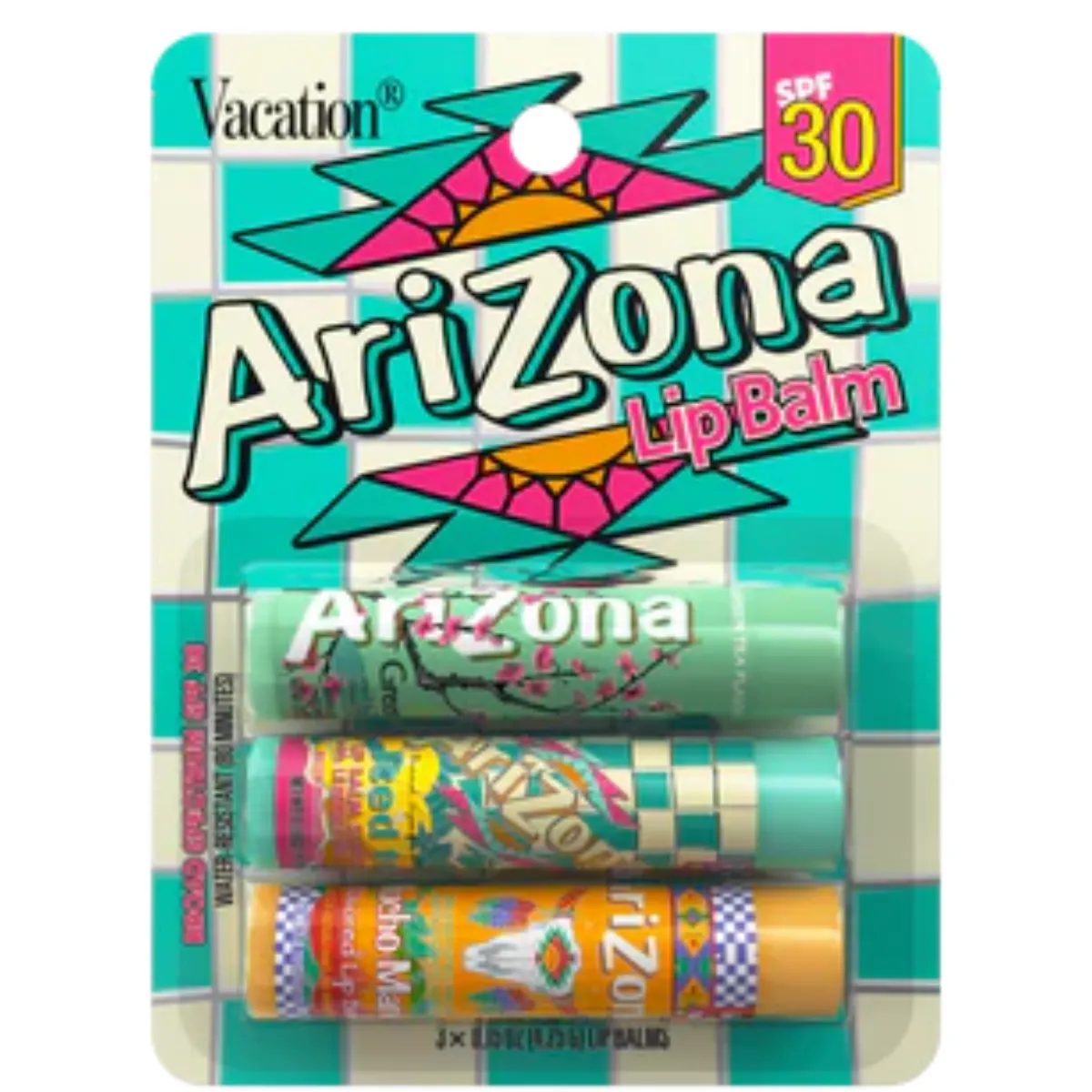 Vacation 'AriZona' SPF Lip Balm - 3 pc.