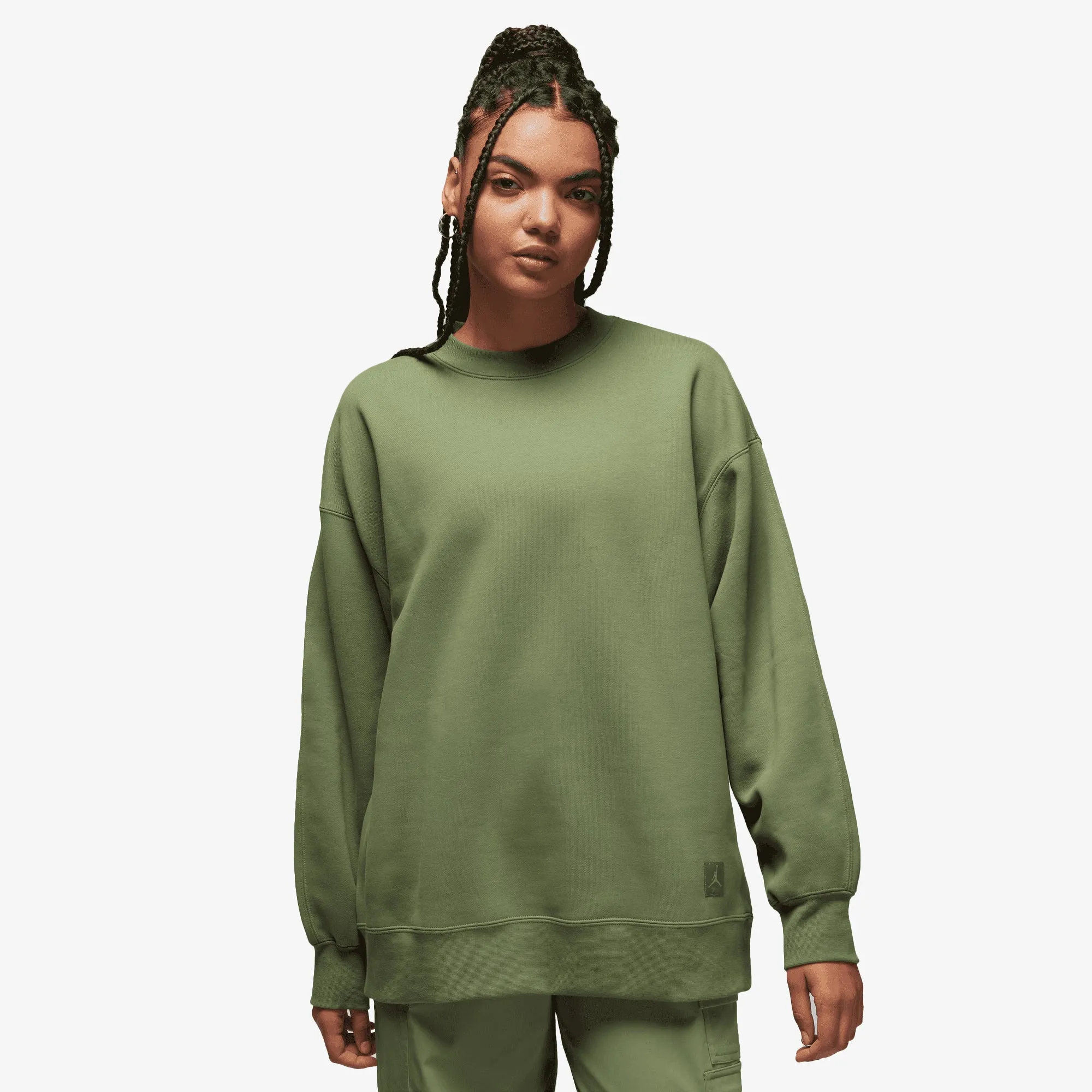 WMN'S FLIGHT FLEECE 'SKY J LT OLIVE'